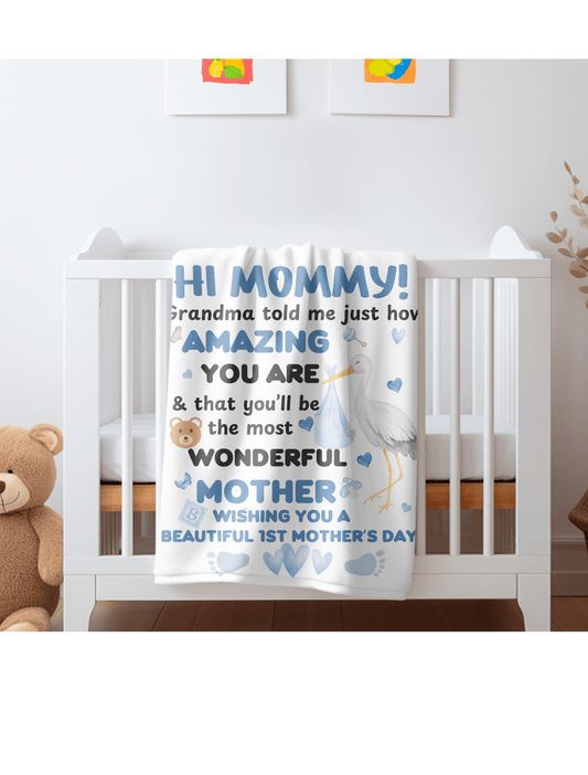 First Mother's Day Blanket (Boy)