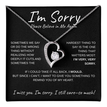 Please Forgive Me – Forever Love Apology Necklace for Her