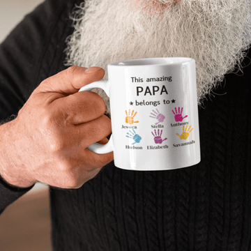 Personalized This amazing PAPA belongs.... Mug