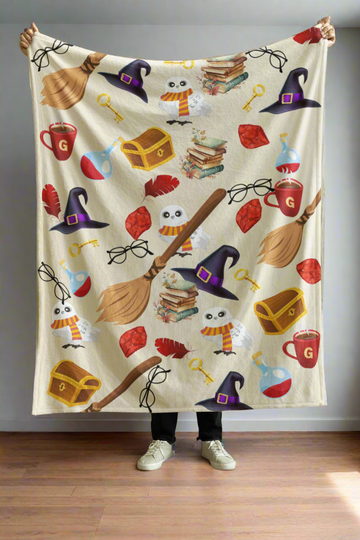 Halloween Fleece Blanket