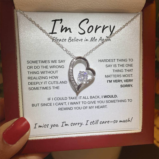 Please Forgive Me – Forever Love Apology Necklace for Her