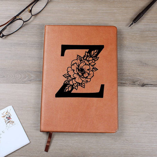 Monogram Floral Graphic Journal