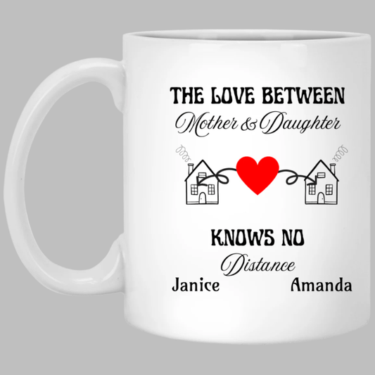 Love Between Mother & Daughter (Personalized) 11 oz. & 15 oz Mug