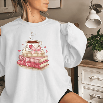 Book Lover Valentine Sweatshirt