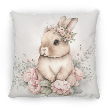 Easter Bunny Medium Square Pillow