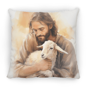Silent Lamb Medium Square Pillow
