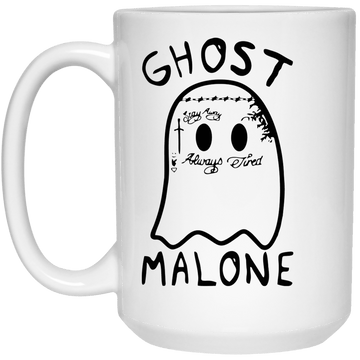 Ghost Malone Mug - Ghost Malone White Mug - forallmylove39