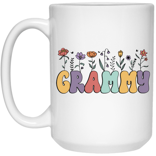 Grammy White 15oz Mug - Perfect Gift for Grandmothers - forallmylove39