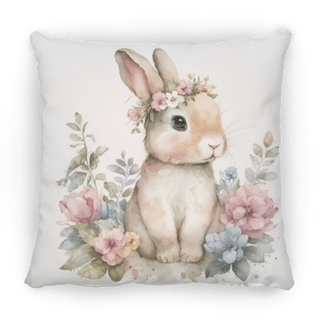 Easter Bunny Medium Square Pillow