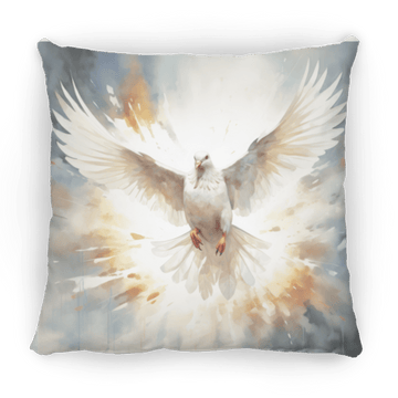 Easter Dove Medium Square Pillow