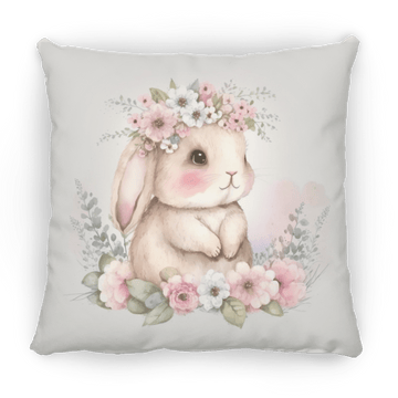 Easter Bunny Medium Square Pillow