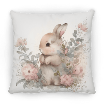 Easter Bunny Medium Square Pillow