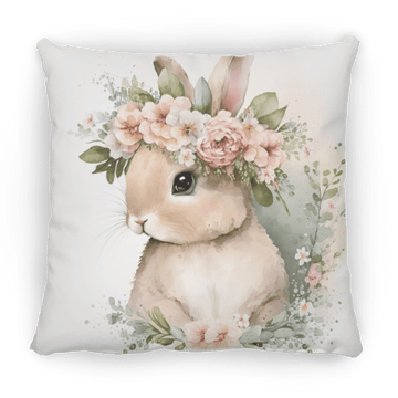 Easter Bunny Medium Square Pillow