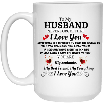 To My Husband 15oz Mug