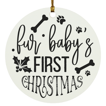 Fur Baby's 1st Christmas Ornament