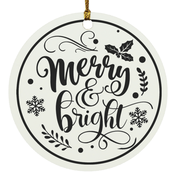 Merry & Bright Ornament