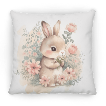 Easter Bunny Medium Square Pillow