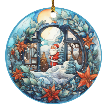 Faux Stained Glass Ornament