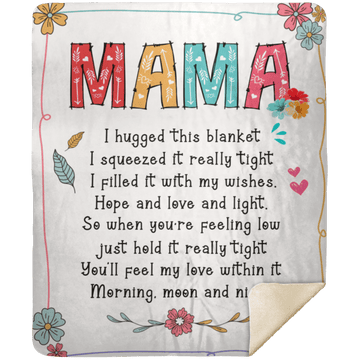 MAMA Mink Sherpa Blanket