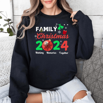 Family Christmas 2024 Making Memories Together Activewear