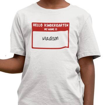Hello Kindergarten Youth 100% Cotton T-Shirt