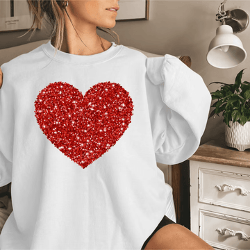 Valentines Day Heart Sweatshirt