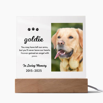 Heaven Gained an Angel – Pet Memorial Light