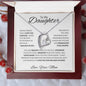 to My Daughter Love Mom - Forever Love Necklace