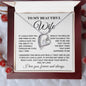 To My Beautiful Wife - Forever Love Necklace