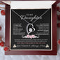 To My Daughter Love Mom - Forever Love Necklace