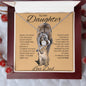 To My Daughter Love Dad - Forever Love Necklace