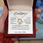 to My Daughter Love Mom - Forever Love Necklace
