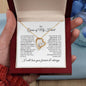 To The Queen of my Heart - Forever Heart Necklace