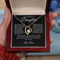To My Daughter Love Dad- Forever Love Necklace