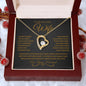 To My Beautiful Wife - Forever Love Necklace