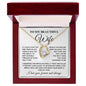To My Beautiful Wife - Forever Love Necklace