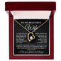 To My Beautiful Wife - Forever Love Necklace