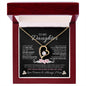 To My Daughter Love Mom - Forever Love Necklace