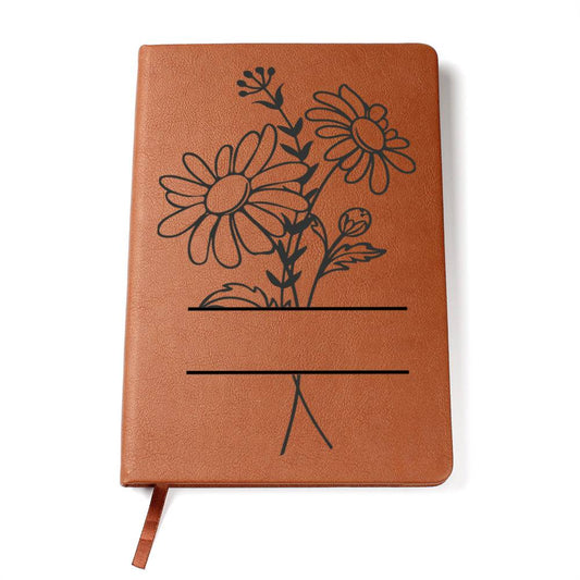 Personalized April Flower - Graphic Journal