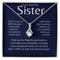 To My Amazing Sister - Alluring Beauty Necklace