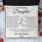 To My Amazing Daughter Love Dad - Alluring Beauty Necklace