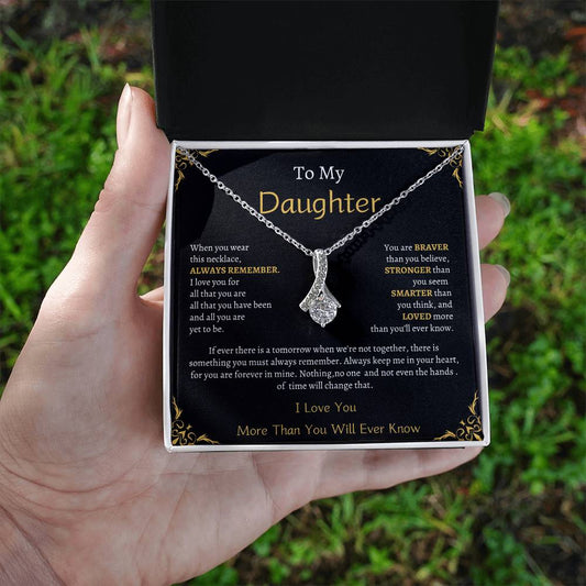 To My Daughter - Alluring Beauty Necklace