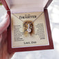 To My Daughter Love Dad - Alluring Beauty Necklace