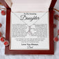 To My Amazing Daughter Love Always Dad- Alluring Beauty  Necklace