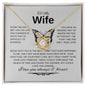 To My Wife - Love Knot Necklace