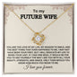 To My Future Wife - Love Knot Necklace