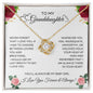 To My Granddaughter - Love Knot Necklace