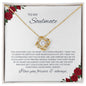 To My Soulmate - Love Knot Necklace