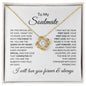 To My Soulmate - Love Knot Necklace