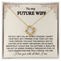 To My Future Wife - Love Knot Necklace